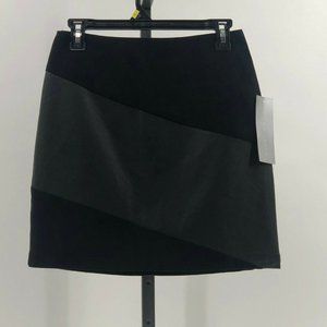 BAGATELLE black faux leather skirt sz 8 NWT